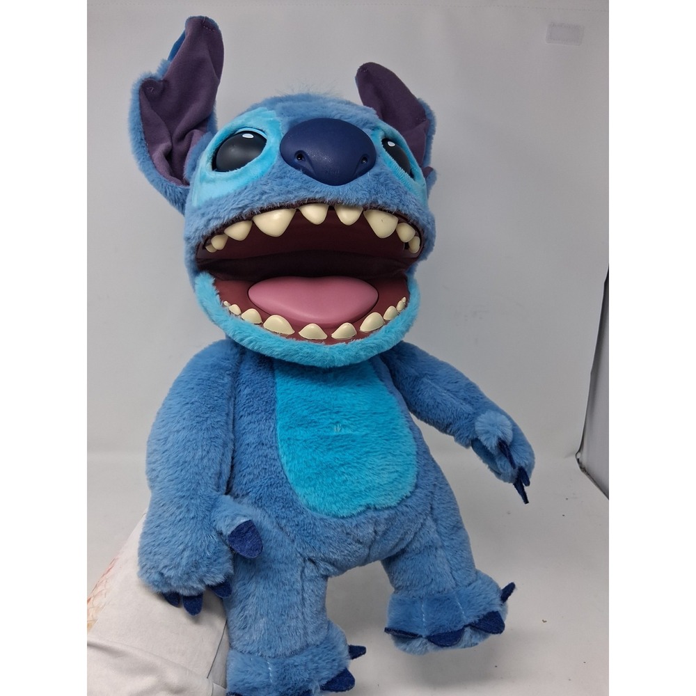 Stuff Disney Stitch Interactive Animatronic Puppet Toy Real FX 18" Working!
